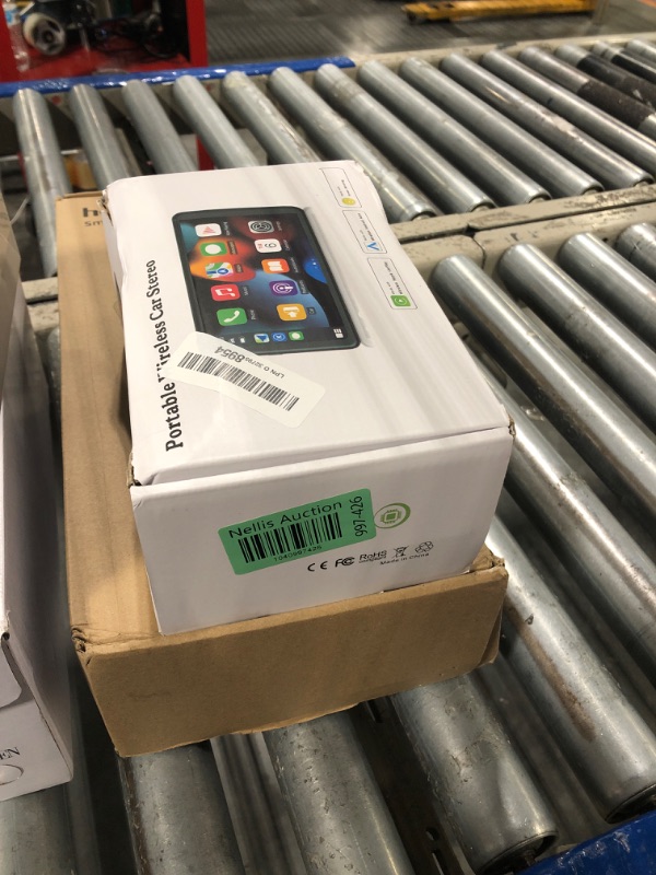 Photo 1 of Apple Carplay Screen for Car, 7" HD Portable Car Stereo Touch Screen with Wireless Android Auto, Backup Camera, Car Audio Receivers with Voice Control, Mirror Link, Bluetooth, GPS Navigation