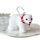 Photo 1 of  Santa Polar Bear Ornaments - Festive Holiday Bear Christmas Tree Ornaments - Christmas Tree Decorations for Festival Wedding Party Decoration 4.3"×2.6"(Crooked head Bear)-A