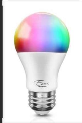 Photo 1 of *Euri Lighting LIS-A2001cec Smart Wifi LED Light Bulb A19 – RGB Multiple Color Selection 9W