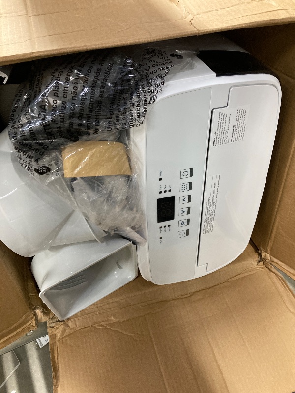 Photo 1 of 10,000 BTU Portable Air Conditioner, 3-In-1 Room Air Conditioner with Dehumidifier, Fan, Portable AC Unit for Rooms Cools Up to 450 Sq. Ft., Auto-Swing, Remote Control, Quiet Operation, 24-Hour Timer