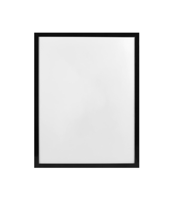 Photo 1 of 12x16 inch Picture Frames, Compatible With 30x40 cm Without Mat, for Arts or Photos or Posters, Black Frame with Acrylic Protection and Hanging Kit, Pack of 1