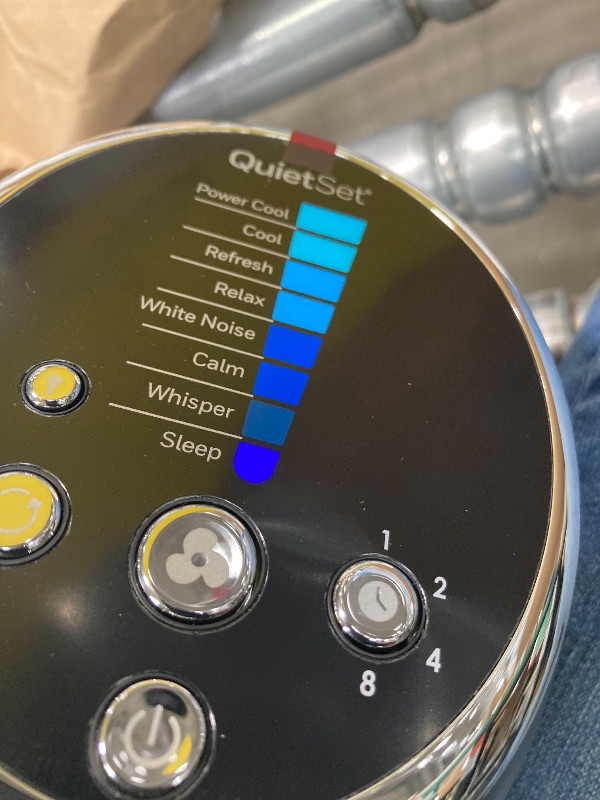 Photo 1 of ***(FAN FUNCTIONS BUT BASE NOT STURDY) SELLING AS IS PARTS ONLY....
Honeywell QuietSet Whole Room Tower Fan-Black, Oscillating Tower Fan with Remote, HYF290B