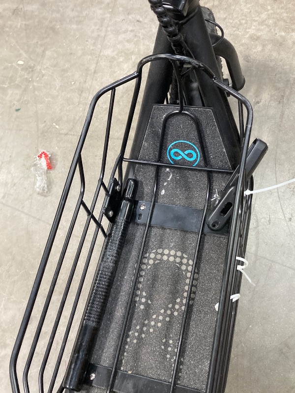 Photo 1 of ***(USED, SCUFF, SCRATCHES, NOT IN BOX, NO PACKAGING)*** 
 URBANMAX Electric Scooter with Seat, 550W Motor, 18.6MPH Top Speed, 20 Miles Range, Adults Electric Scooter with Large Storage Basket for Pets Dogs and Items?C1S-V1