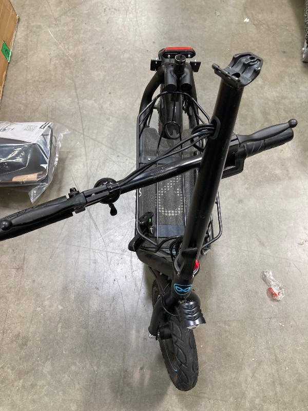 Photo 1 of ***(USED, SCUFF, SCRATCHES, NOT IN BOX, NO PACKAGING)*** 
 URBANMAX Electric Scooter with Seat, 550W Motor, 18.6MPH Top Speed, 20 Miles Range, Adults Electric Scooter with Large Storage Basket for Pets Dogs and Items?C1S-V1