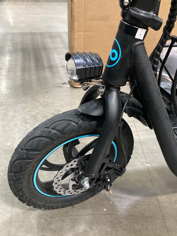 Photo 1 of ***(USED, SCUFF, SCRATCHES, NOT IN BOX, NO PACKAGING)*** 
 URBANMAX Electric Scooter with Seat, 550W Motor, 18.6MPH Top Speed, 20 Miles Range, Adults Electric Scooter with Large Storage Basket for Pets Dogs and Items?C1S-V1