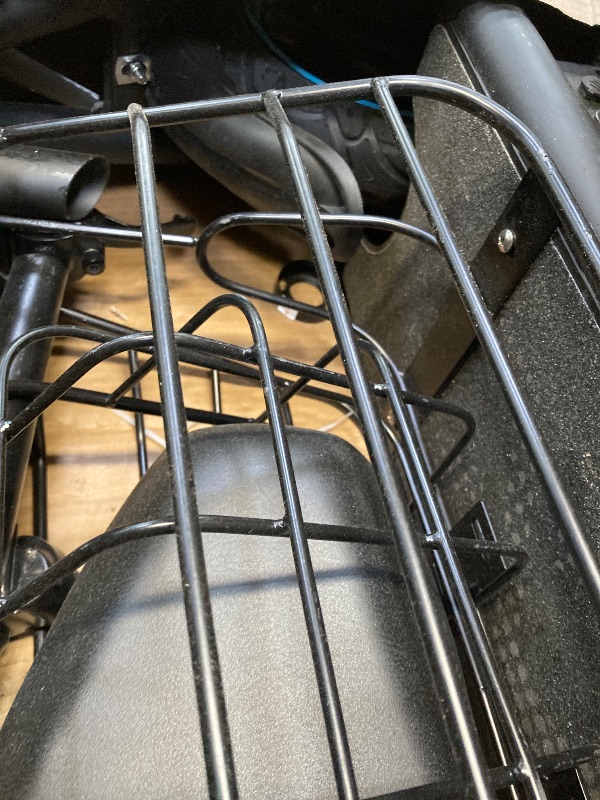 Photo 1 of ***(USED, SCUFF, SCRATCHES, NOT IN BOX, NO PACKAGING)*** 
 URBANMAX Electric Scooter with Seat, 550W Motor, 18.6MPH Top Speed, 20 Miles Range, Adults Electric Scooter with Large Storage Basket for Pets Dogs and Items?C1S-V1