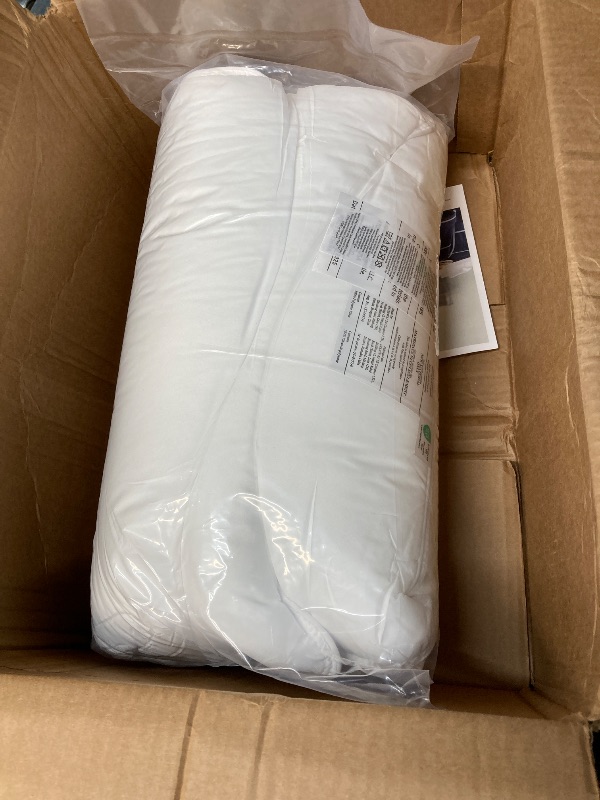 Photo 1 of ***one pillow***Amazon Basics Down Alternative Bed Pillows, Medium Density For Back and Side Sleepers, King,  White, 36 in L x 20 in W