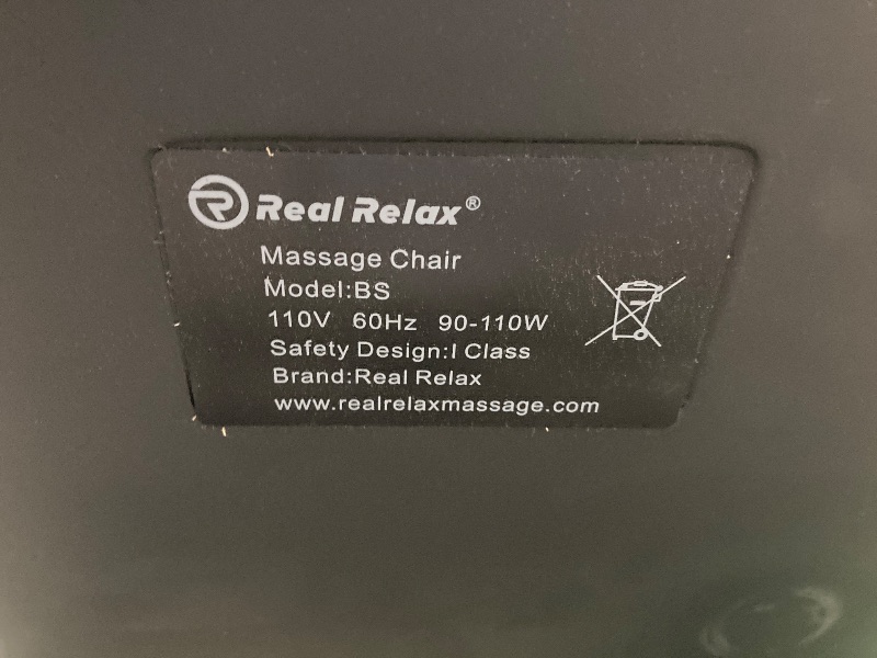 Photo 1 of  real relax Massage Chair Full Body, Zero Gravity Recliner 

model;bs 110v 60Hz 901-110w 