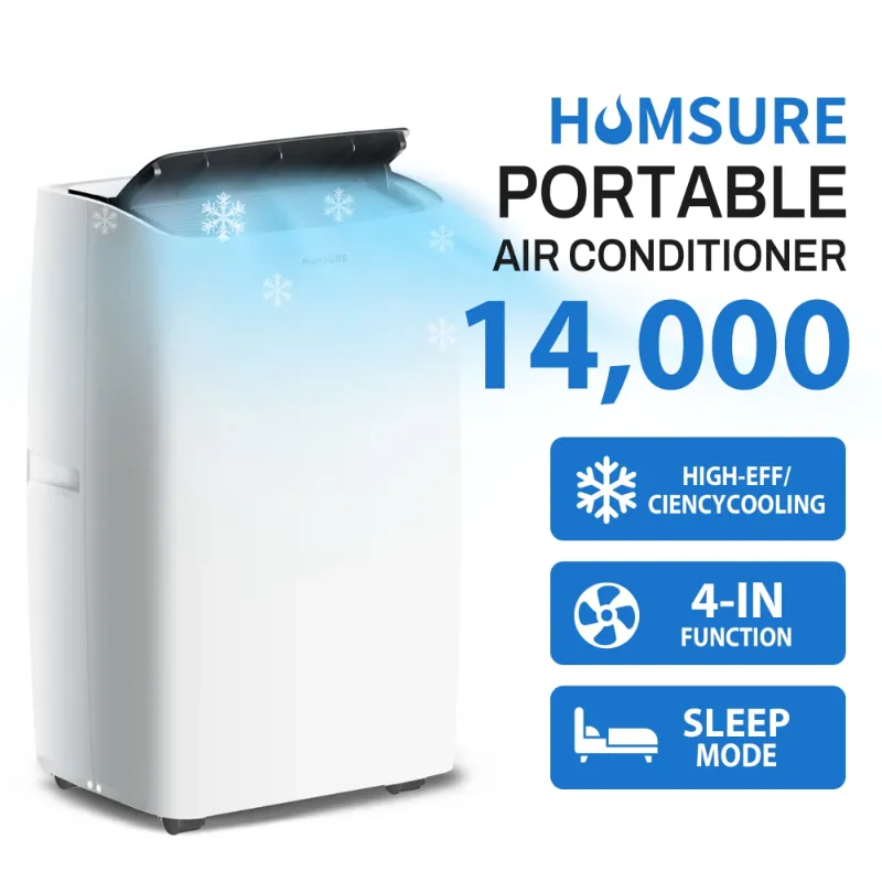 Photo 1 of  Parts only 
HUMSURE Portable Air Conditioner 14000 BTU ASHRAE (9200 BTU DOE), Suitable for 420 sq ft of Rooms, Floor Standing Air Conditioning AC Unit with Remote Control and Installation Kit, 5-In-1 Function
