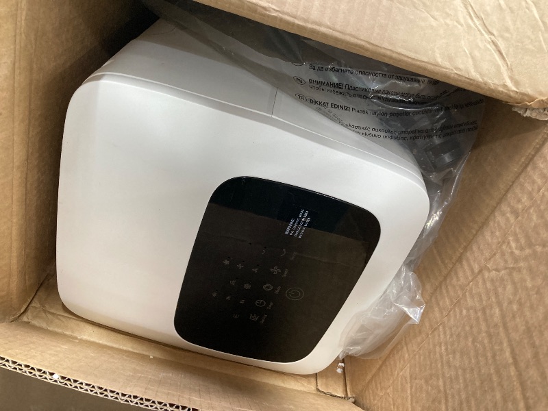 Photo 1 of ***(NO REMOTE, WHEELS RUSTY, SOME SCUFFS/SCRATCHES)*** Windowless Air Conditioner Portable, 30inch Ventless Swamp Cooler Air Conditioner with 2-Gal Tank, 4IN1 Evaporative Air Cooler for Indoor Room Bedroom Home, 3 Speeds&3 Modes, 7H Timer, NO Remote