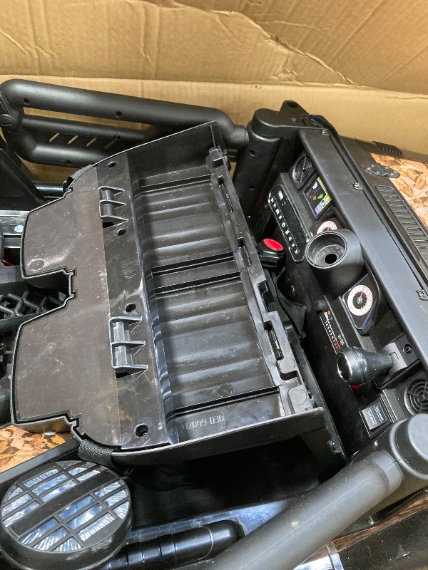 Photo 1 of ***(MISSING PARTS - SELLIING AS PARTS ONLY)*** 
Outdoor Cruiser 12V Kids Ride-On Car with Remote Control - Dual 25W Motors, 4.5AH Battery, Safety Belt, Emergency Stop, Spring Suspension, Smooth Terrain Drive, Max Load 66 lbs, Ages 3-8 Years, Camo  ***(BOX