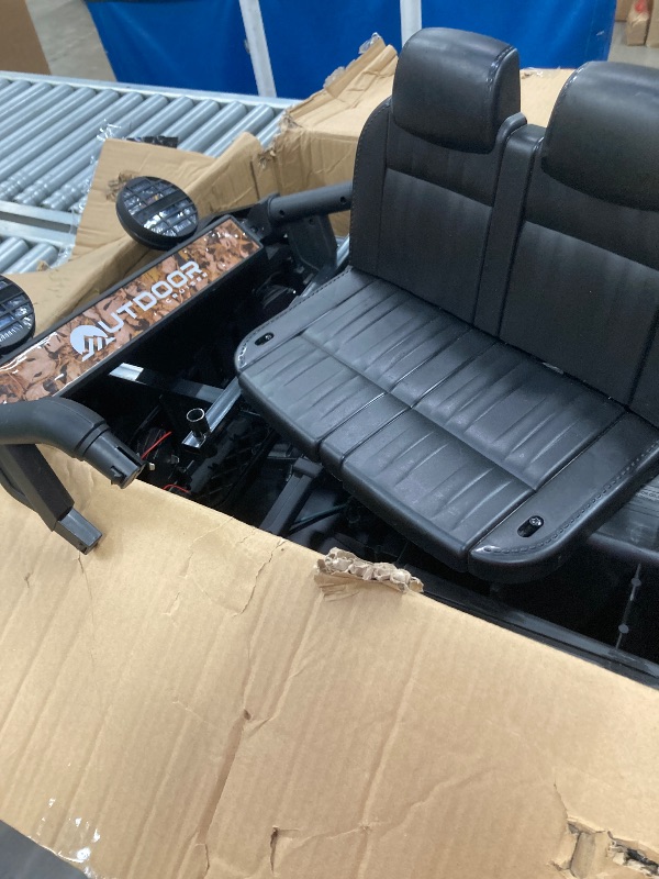 Photo 1 of ***(MISSING PARTS - SELLIING AS PARTS ONLY)*** 
Outdoor Cruiser 12V Kids Ride-On Car with Remote Control - Dual 25W Motors, 4.5AH Battery, Safety Belt, Emergency Stop, Spring Suspension, Smooth Terrain Drive, Max Load 66 lbs, Ages 3-8 Years, Camo  ***(BOX