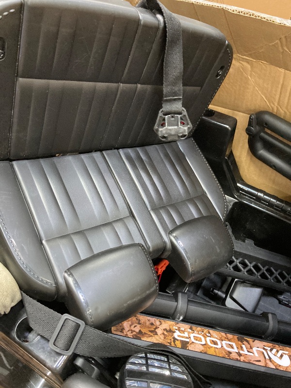 Photo 1 of ***(MISSING PARTS - SELLIING AS PARTS ONLY)*** 
Outdoor Cruiser 12V Kids Ride-On Car with Remote Control - Dual 25W Motors, 4.5AH Battery, Safety Belt, Emergency Stop, Spring Suspension, Smooth Terrain Drive, Max Load 66 lbs, Ages 3-8 Years, Camo  ***(BOX