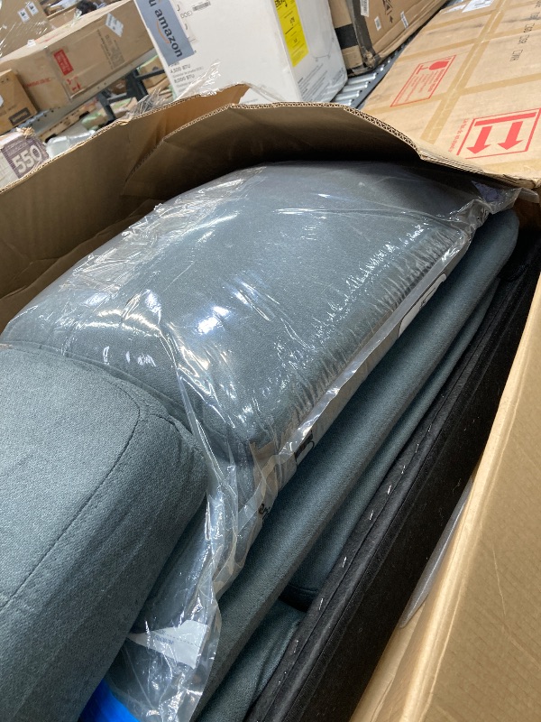 Photo 1 of ***** used/partial set 1/2 box ************Homall Convertible Sectional Sofa Couch, Modern Linen Fabric L-Shaped Couch 3-Seat Sofa Sectional with Reversible Chaise for Small Living Room, Apartment and Small Space, Dark Gray
