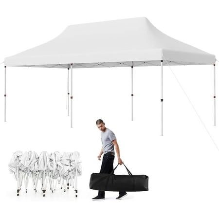 Photo 1 of ***USED*****GVDV 10 X20 Pop up Canopy Tent Upgraded Straight Leg Instant Canopy Shelter Gazebo UPF 50+ All Season Wind Waterproof for Carport Catering Event
