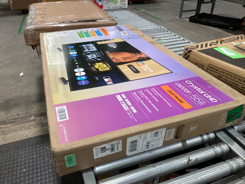 Photo 1 of Samsung 55-Inch Class Crystal UHD U8000F 4K Smart TV (2025 Model) Endless Free Content, Crystal Processor 4K, MetalStream Design, Knox Security, Compatible with Alexa