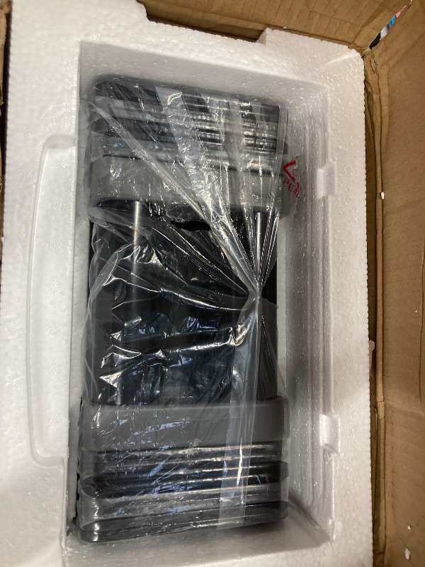 Photo 1 of **One Dumbbells**PowerBlock Elite EXP Adjustable Dumbbells, Sold in Pairs, Stage 1, 5-50 lb. Dumbbells, Durable Steel Build, Innovative Workout Equipment, All-in-One Dumbbells, Expandable with Expansion Kits