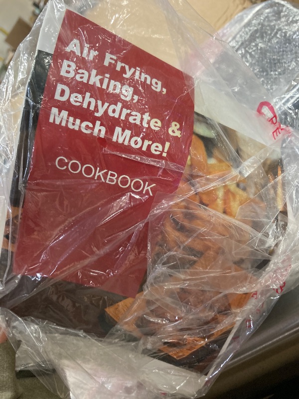 Photo 1 of ****** SELL AS PARTS ONLY******YRWTO 24.3QT French Door Air Fryer Toaster Oven 15 Cooking Functions 14 Accessories Stainless Steel Finish
