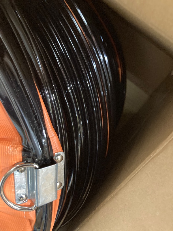 Photo 1 of VEVOR 16 Inch Utility Blower Fan, 2 Speed 5175 CFM Heavy Duty Cylinder Axial Exhaust Fan with 33ft Duct Hose, Industrial Portable Confined Space Ventilator for basements, warehouse, Workshop