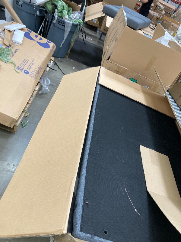 Photo 1 of Ball & Cast L-Shape Reversible Sectional Sleeper Sofa Bed 4 in 1 Pull Out Couch with Storage Chaise & Removable Back Cushions,Convertible Sleeper Corner Couch Pull-Out Sofa Bed for Living Room,Office