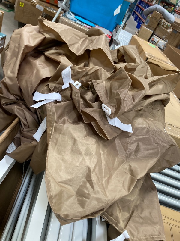 Photo 1 of ****USED*/*MINOR DAMAGE ****COBIZI Canopy 10x20 Pop Up Canopy Tent with 6 Sidewalls, Waterproof Commercial Canopy Ez Outdoor Instant Gazebo Easy to Set up Event Shelter, Garden Tents for Parties with Sandbags, Khaki