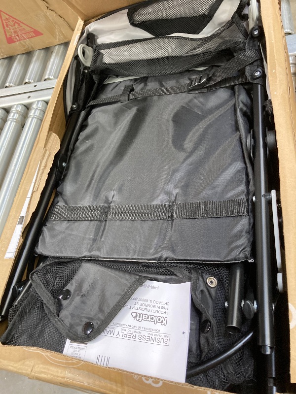 Photo 1 of **USED**Kolcraft Cloud Plus Lightweight Umbrella Stroller for Toddlers with Reclining Seat, Large Storage Basket, Canopy, Infant & Parent Trays, Compact Fold for Summer Travel, Durable Frame, Slate Gray