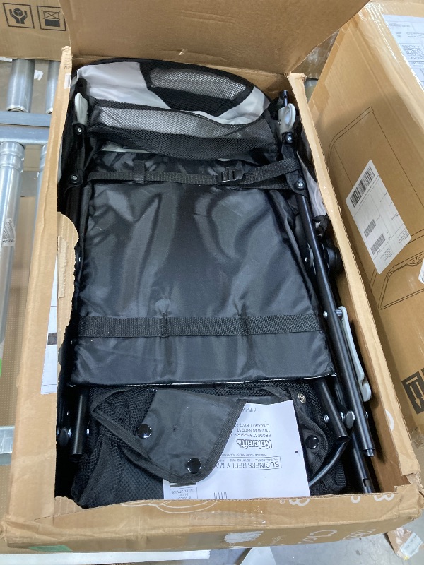 Photo 1 of **USED**Kolcraft Cloud Plus Lightweight Umbrella Stroller for Toddlers with Reclining Seat, Large Storage Basket, Canopy, Infant & Parent Trays, Compact Fold for Summer Travel, Durable Frame, Slate Gray