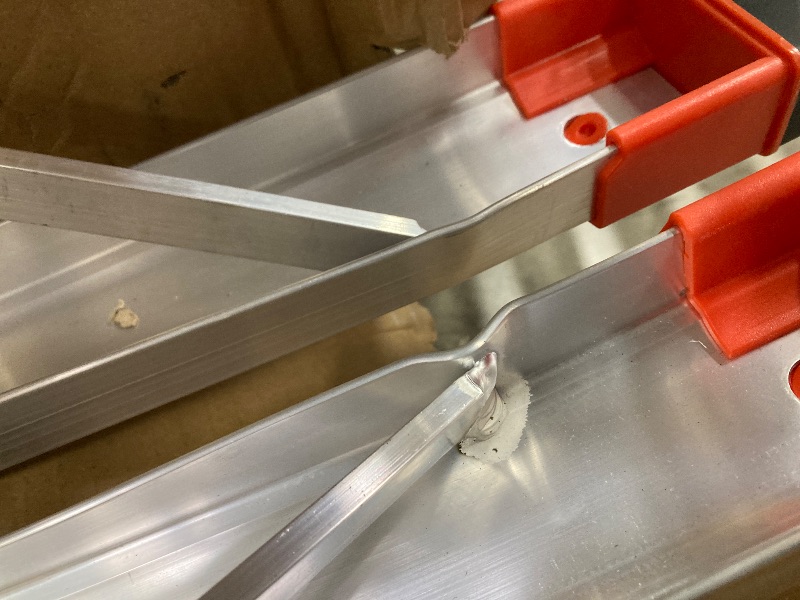 Photo 1 of ***BENDS & DINGS IN LADDER***Little Giant Ladder Systems, SkyScraper, M17, 9-17 Foot, Stepladder, Aluminum, Type 1A, 300 Lbs Weight Rating, (10110)***BENDS & DINGS IN LADDER***