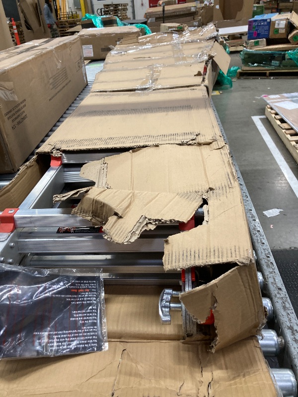 Photo 1 of ***BENDS & DINGS IN LADDER***Little Giant Ladder Systems, SkyScraper, M17, 9-17 Foot, Stepladder, Aluminum, Type 1A, 300 Lbs Weight Rating, (10110)***BENDS & DINGS IN LADDER***