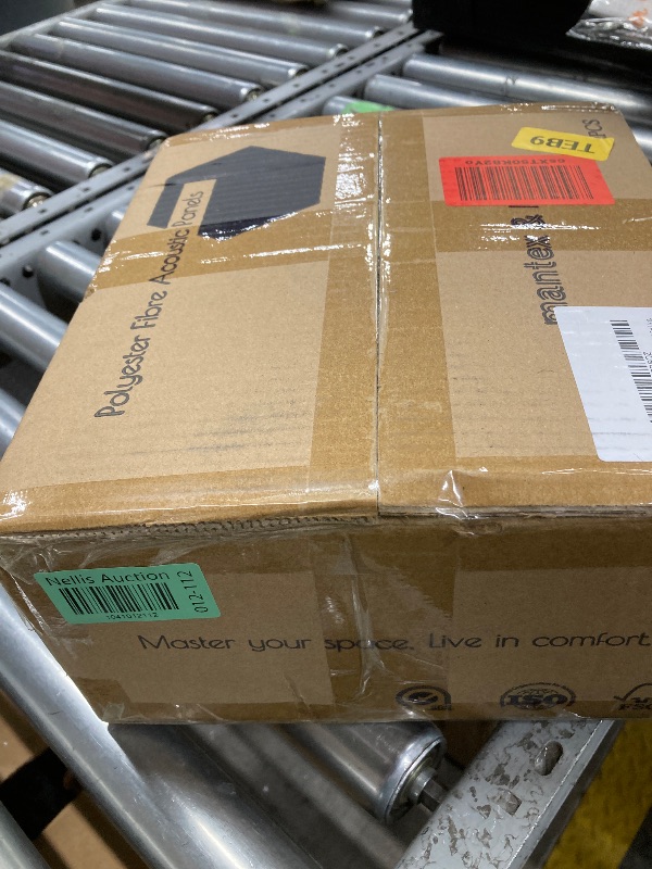 Photo 1 of 12Pack Soundproof Wall Panels acoustic panel Acoustic Foam Panels 11.4"X9.8"X0.35" High-Density Sound Deadening Panels Wall Decoration Absorb Noise in Home,Office,Recording Room,Studio(Hexagon White)