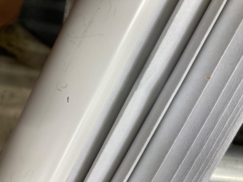 Photo 1 of ***A LITTLE DIRTY & SCUFFED**NO HARDWARE***CALYX INTERIORS Cellular Honeycomb Shade, Light Filtering, Cordless, 3/8" Single Cell, 36" W x 60" H, White***A LITTLE DIRTY & SCUFFED**NO HARDWARE***