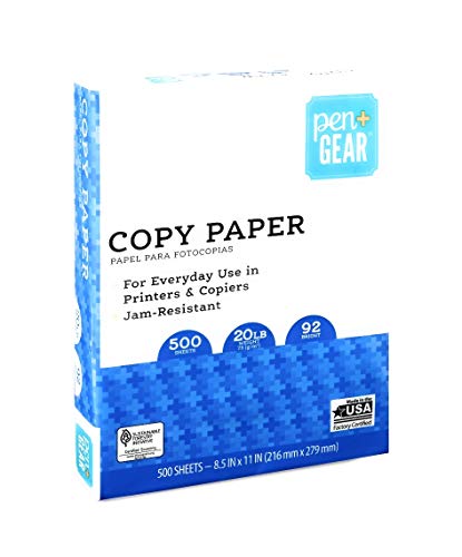 Photo 1 of **PACKAGE HAS A TEAR**Pen+Gear Copy Paper 8.5 X 11 20 Lb White 500 Sheets