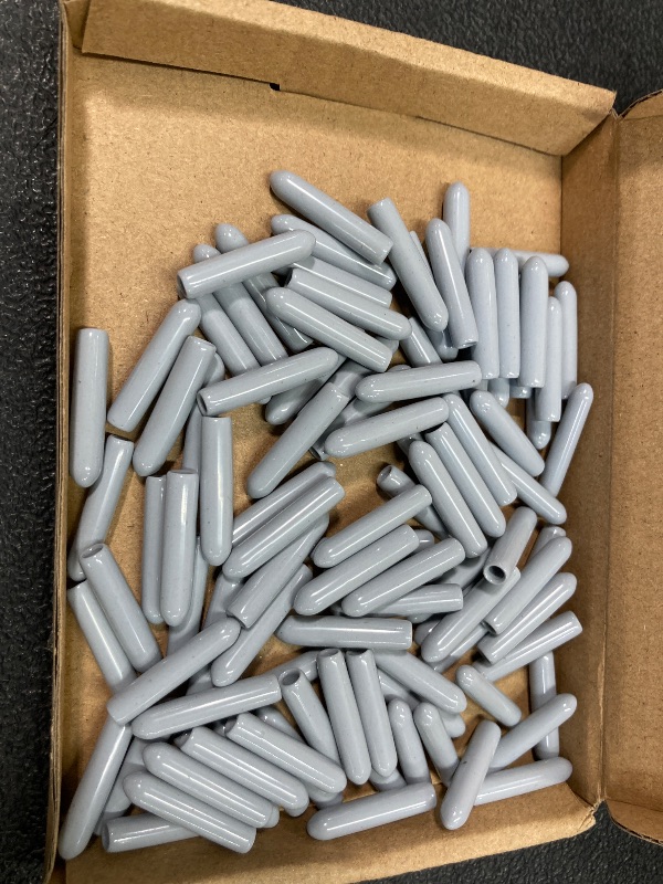 Photo 1 of **Counted 100pcs, See Pictures**:
Dishwasher Prong Rack Cap HJTOOK 100PCS 1 x 0.2 inches Gray Dishwasher Rack Tine Prong Repair End Cover Caps with Round Tips

**Counted 100pcs, See Pictures**