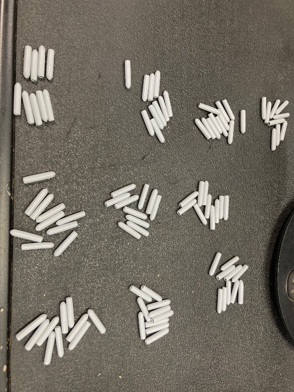 Photo 1 of **Counted 100pcs, See Pictures**:
Dishwasher Prong Rack Cap HJTOOK 100PCS 1 x 0.2 inches Gray Dishwasher Rack Tine Prong Repair End Cover Caps with Round Tips

**Counted 100pcs, See Pictures**