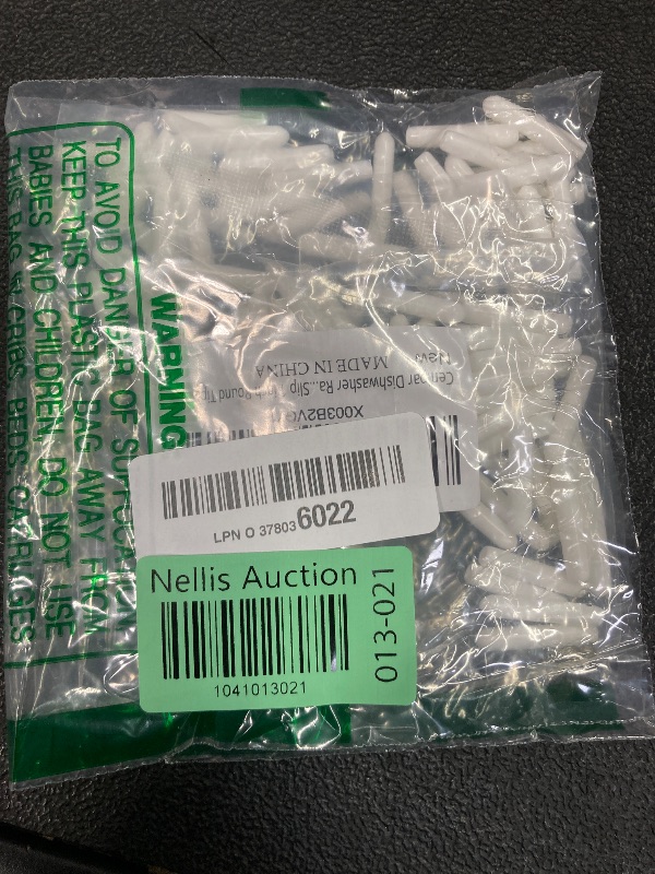 Photo 1 of ** Sealed Bag** 
Cenipar Dishwasher Rack Tine Prong Repair End Cover Caps White (100pcs) Anti Slip 1 inch Round Tips