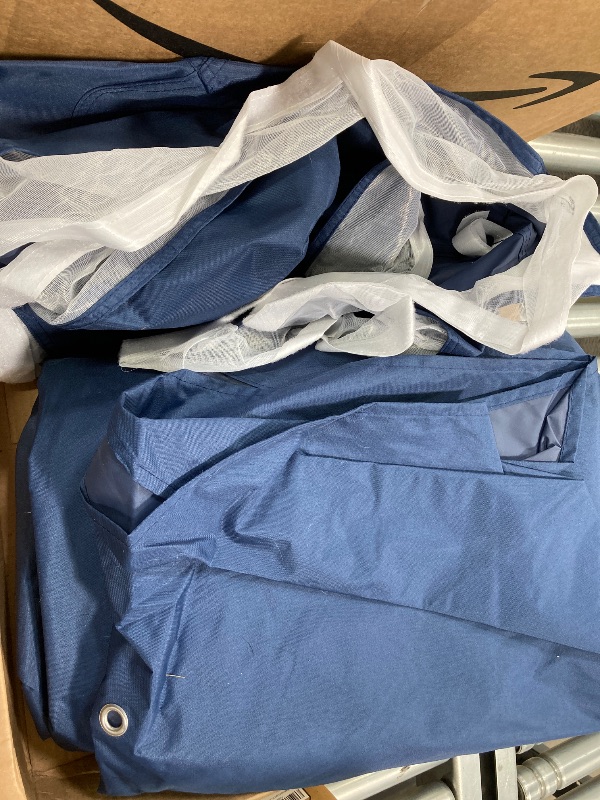 Photo 1 of 10x10 Double Tiered Canopy Replacement Top Navy Blue
