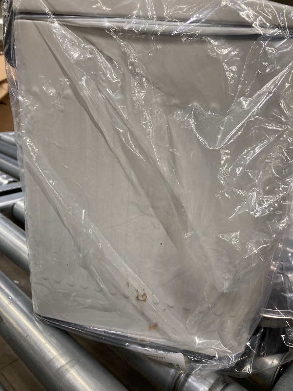 Photo 1 of ** Trash can has a dent on the left side of the can, and on the right side of the can there is a smudge which can be washed off. Please refer to pictures below**

TrashAid Slim Bathroom Trash Can with Lid Soft Close, 6 Liter/1.6 Gallon Stainless Steel Sma