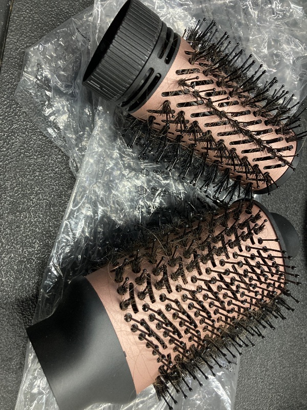 Photo 1 of **This item was previously used, there is hair still on the brushes which can be easily cleaned, see pictures**

Terviiix 4-in-1 Hot Air Rotating Blow Dryer Brush Kit – 1000W with Rotatable Round Brushes (2 Sizes), Oval Volumizer, and Diffuser – Ideal for