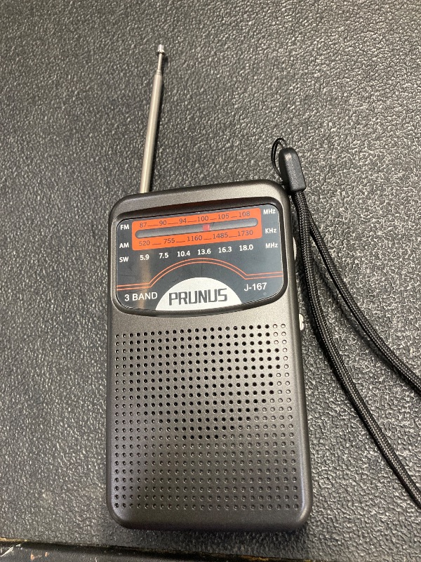 Photo 1 of **This item is PRUNUS-J167-, The item listed is the closet picture to the actual product which is PRUNUS-J167, please see pictures**

PRUNUS J-211 Portable Radio AM FM with USB Charging and AA Battery Operated, Transistor Radio, Strong Reception& Clear Sp