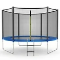Photo 1 of ** There is a pole missing from this item**

FUNTOK 10FT Trampoline Jump Recreational Backyard Trampolines Weight Capacity 600LBS with Safe Enclosure Net for 3-4 Kids Adults Indoor Outdoor
