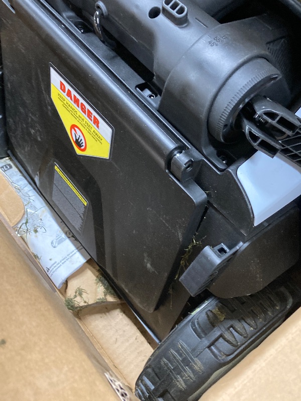 Photo 1 of ***(USED,BLADE NOT ROTATNG ISSUES, SOME SCUFFS/SCRATCHES, GRASS RESIDUE)*** Electric Lawn Mower, Self-propelled Lawn Mower Cordless 40V(2x20V) 18.5" Brushless Mower with Electric Cutting Height Adjustment, Higher Rotation Speed, 2 x 4.0Ah Battery and Rapi