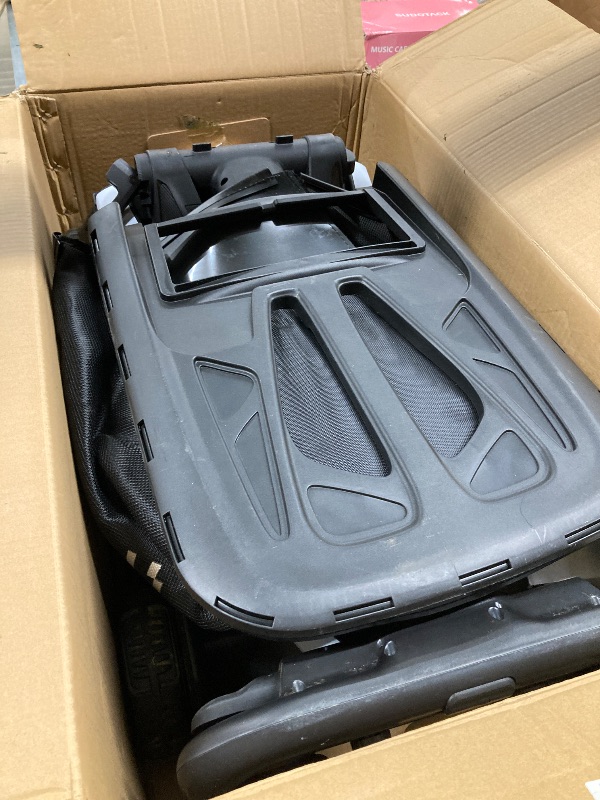 Photo 1 of ***(USED,BLADE NOT ROTATNG ISSUES, SOME SCUFFS/SCRATCHES, GRASS RESIDUE)*** Electric Lawn Mower, Self-propelled Lawn Mower Cordless 40V(2x20V) 18.5" Brushless Mower with Electric Cutting Height Adjustment, Higher Rotation Speed, 2 x 4.0Ah Battery and Rapi