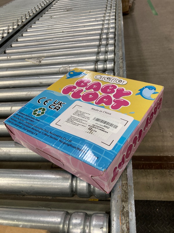 Photo 1 of Baby Pool Float with Canopy UPF 50+ Sun Protection, Baby Floats for Pool 6-12-24 Months Infant Toddler, Durable Swim Float with Adjustable Seat and Toy Play Console - Pink