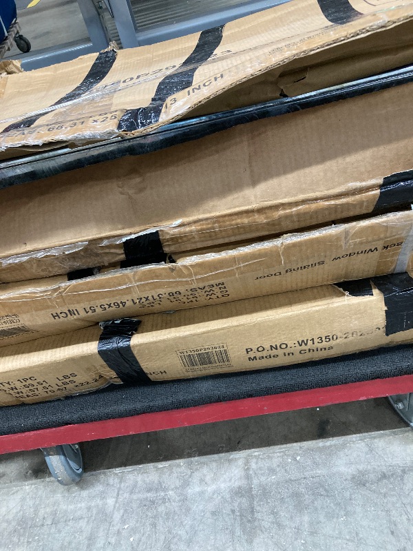Photo 1 of *** This item has multiple boxes with it, please see pictures, 3 large boxes total***

10X12 FT Outdoor Metal Silding Door** and Frame Structure, Large Tool Sheds for Backyard Garden Patio Lawn, Black