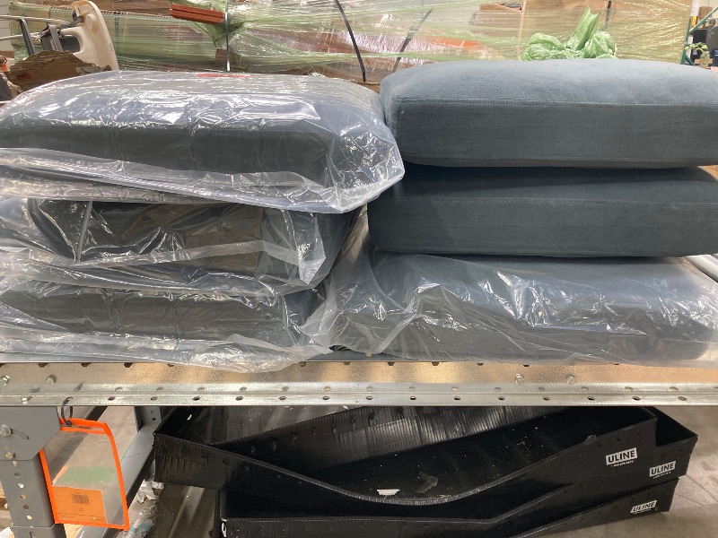 Photo 1 of **This L Shape 3-seater sofa couch is currently missing hardware for assembly purposes and the legs to raise up the couch higher, also some cleaning is required for this sofa couch. Please see attached pictures**

Walsunny 78" Convertible Sectional Sofa C