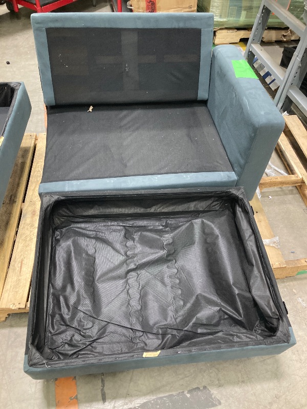 Photo 1 of **This L Shape 3-seater sofa couch is currently missing hardware for assembly purposes and the legs to raise up the couch higher, also some cleaning is required for this sofa couch. Please see attached pictures**

Walsunny 78" Convertible Sectional Sofa C