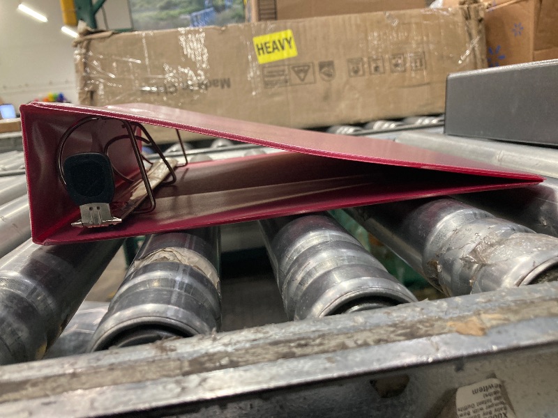 Photo 1 of **There is minor damage on the red binder on the crease area. Please See Pictures**
Oxford 3 Ring Binders, 2 Inch ONE-Touch Easy Open D Rings, 3-Sided View Binder Covers, Xtralife Hinge, Non-Stick, PVC-Free, Assorted Colors, 530-Sheet Capacity, 2 Pack (7