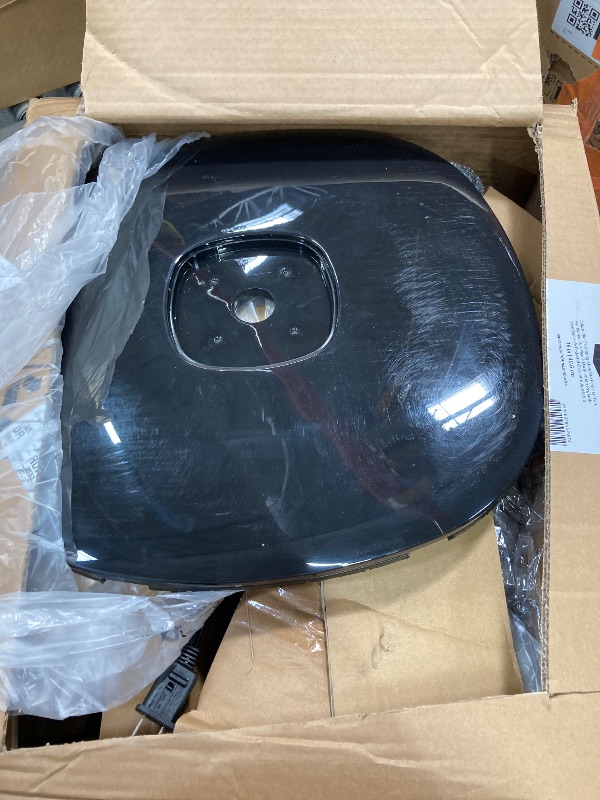Photo 1 of ***I DON'T KNOW IF THERE ARE MISSING PIECES*** Amazon Basics 16" Pedestal Fan with Remote, Floor Fan, Standing Fan for Bedroom, Living Room, Office, with 3 Speeds, 3 Modes, Timer, Dual-Layered Blades, Adjustable Height, Tilt Head, 60W, Black