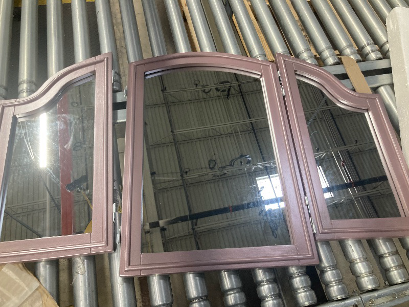 Photo 1 of **VANITY MIRROR ONLY; See Pictures**
Rose Gold Vanity Mirror 
**Mirror Only, No Hardware, not a complete set. **