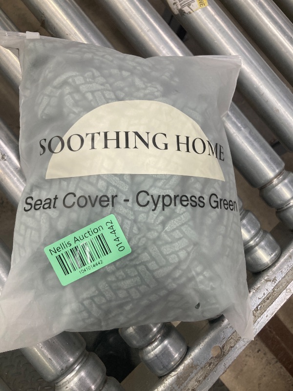 Photo 1 of **Picture is for reference only. This item contains one seat cover only; Multi use purpose**

Round Bar Stool Covers With Elastic Bands, Seat Cushions for Chairs, Stool Slipcovers - Cypress Green